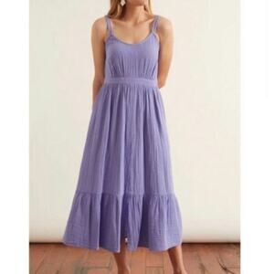 Xirena Ali Tired Light Purple Midi Size XS Ladies Dress